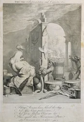 La véritable représentation et le caractère, caricature de George Frederick Handel (1685-1759)